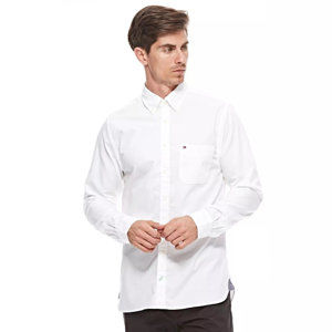 Tommy Hilfiger pánská bílá košile Poplin - XL (100)